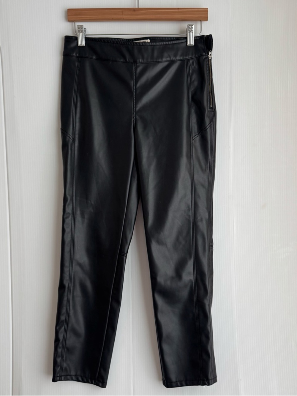 We The Free Black Faux Leather Pants